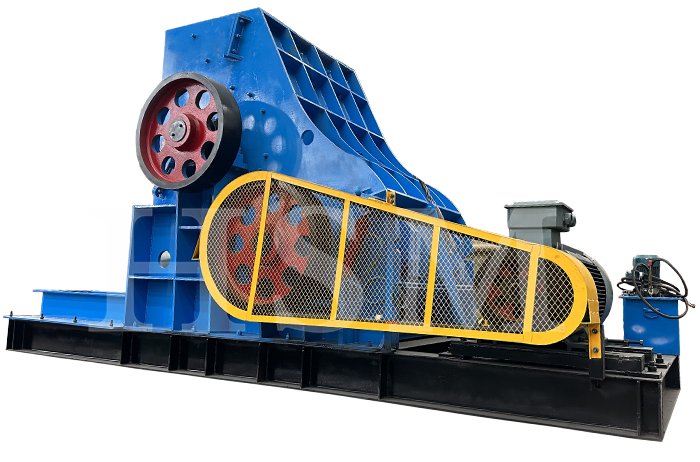 雙級(jí)粉碎機(jī)對(duì)輥破碎機(jī)、河卵石制砂機(jī)、石頭制砂機(jī)大圖
